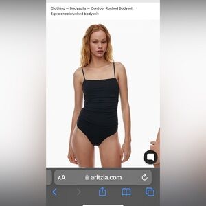 Aritzia contour ruched bodysuit